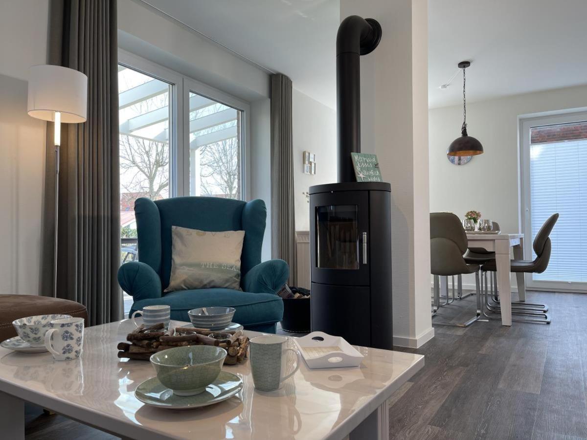 Am Kutterhafen 21 - Haus Joost Villa Fedderwardersiel Exteriör bild